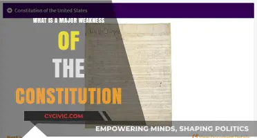 The Constitution's Weakness: A Flawed Foundation