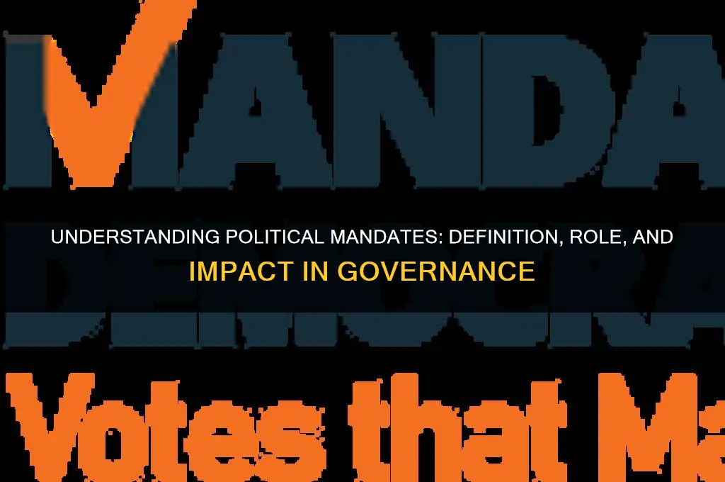 what is a mandate politics
