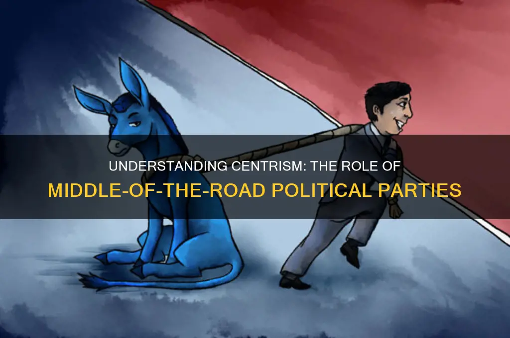 what is a middle of the road political party