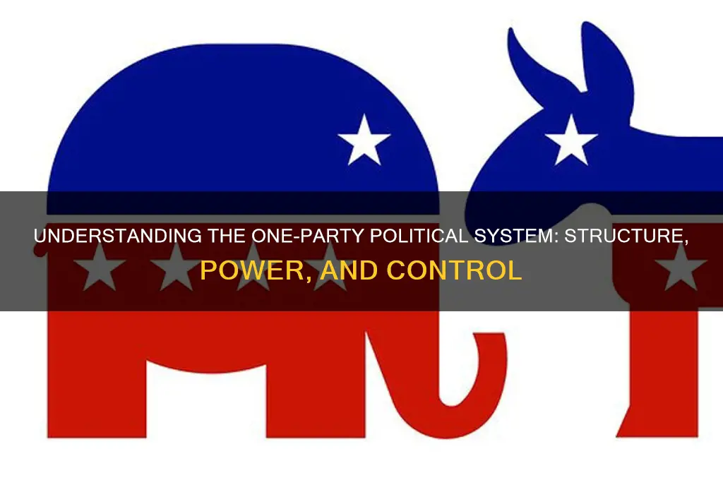 what is a one party political system