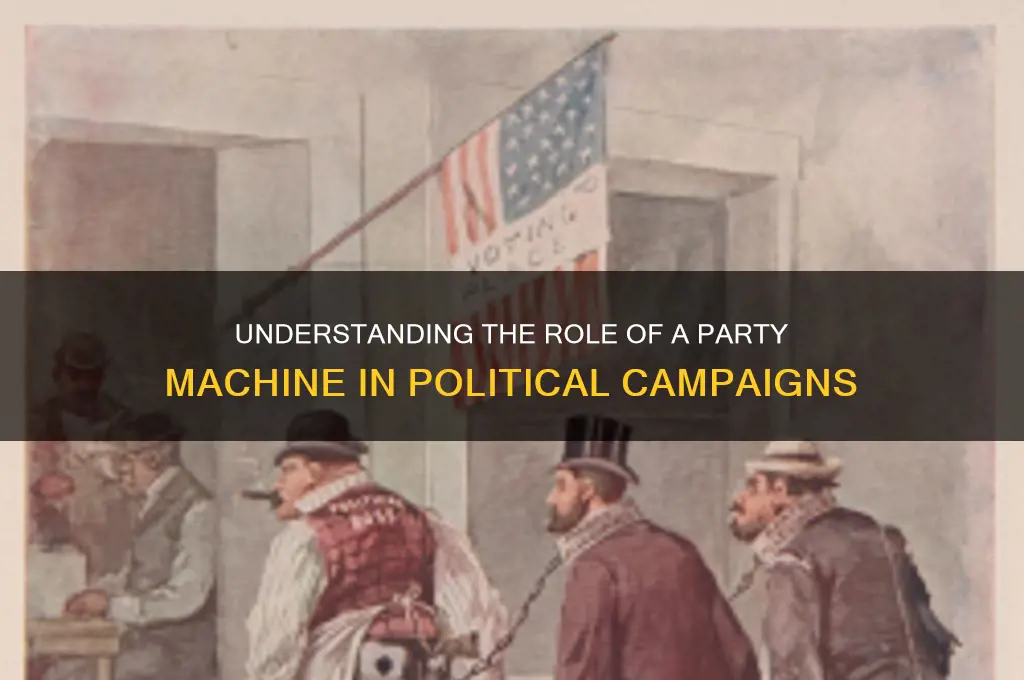 what is a party machine in politics
