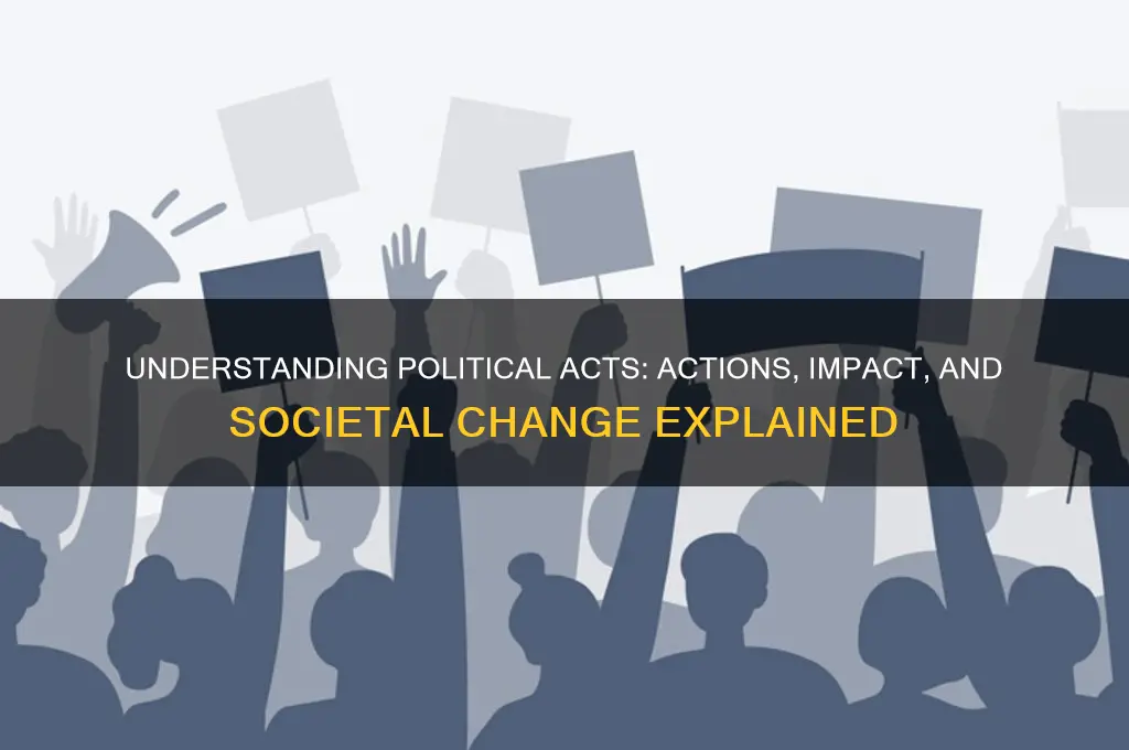 what is a political act