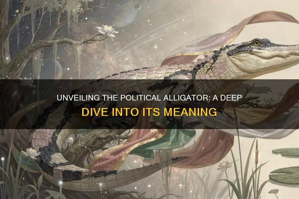 what is a political alligator