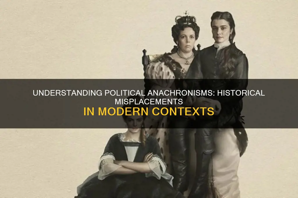 what is a political anachronism