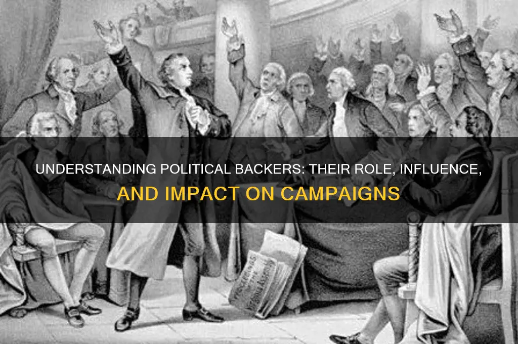 what is a political backer