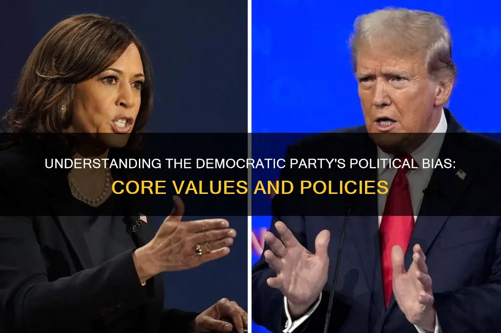 what is a political bias of the democratic party