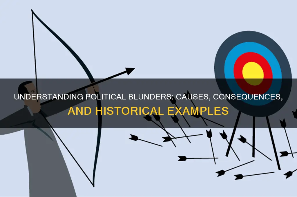 what is a political blunder