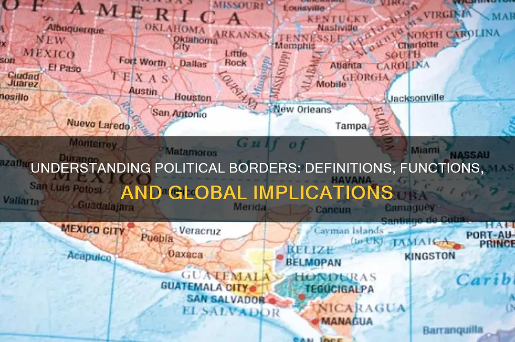 what is a political border