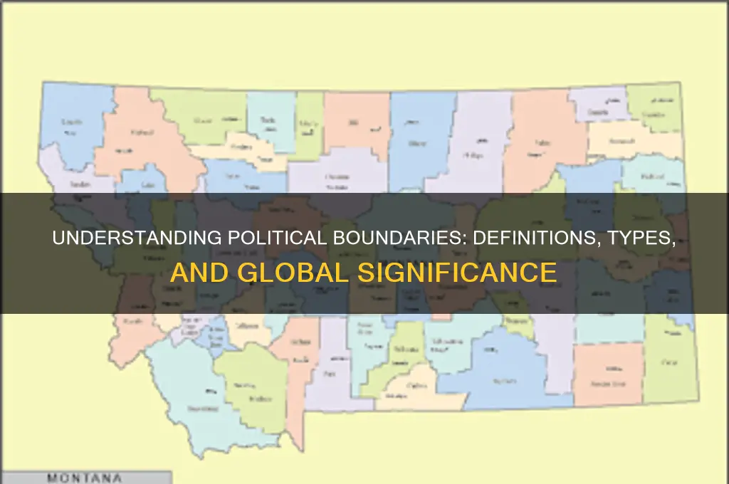 what is a political boundry