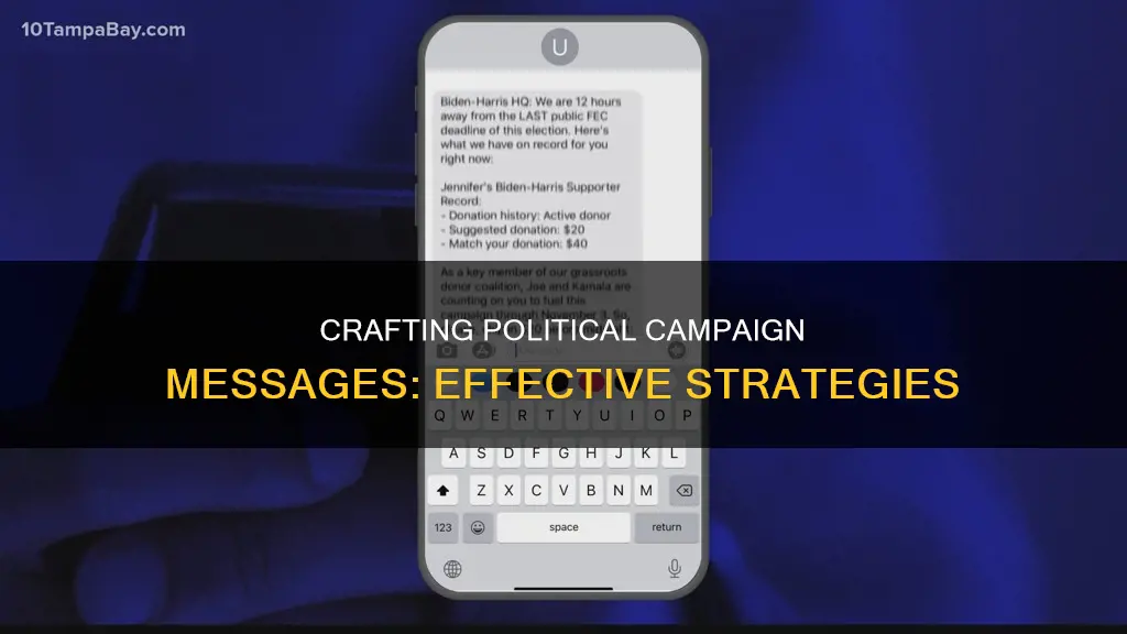 what is a political campaign message