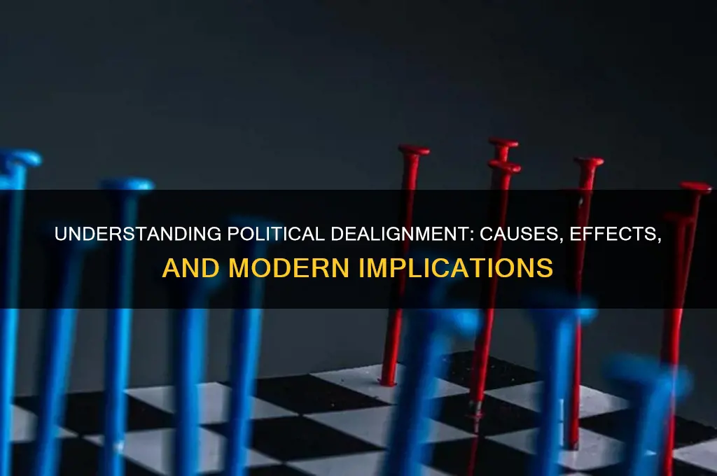 what is a political dealignment