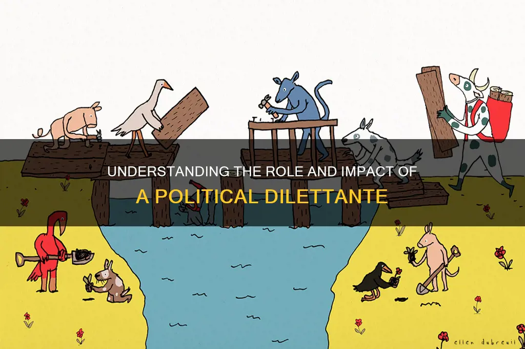 what is a political dilettante