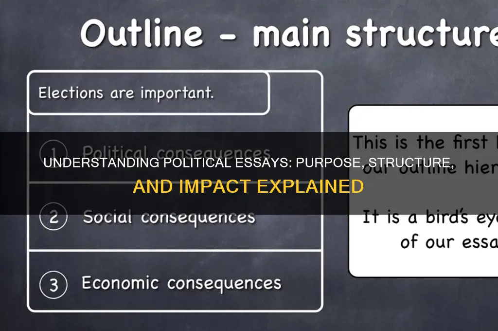 what is a political essay