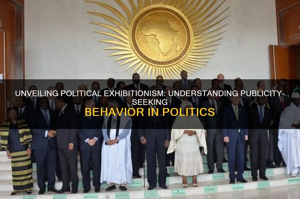 what is a political exhibitionist