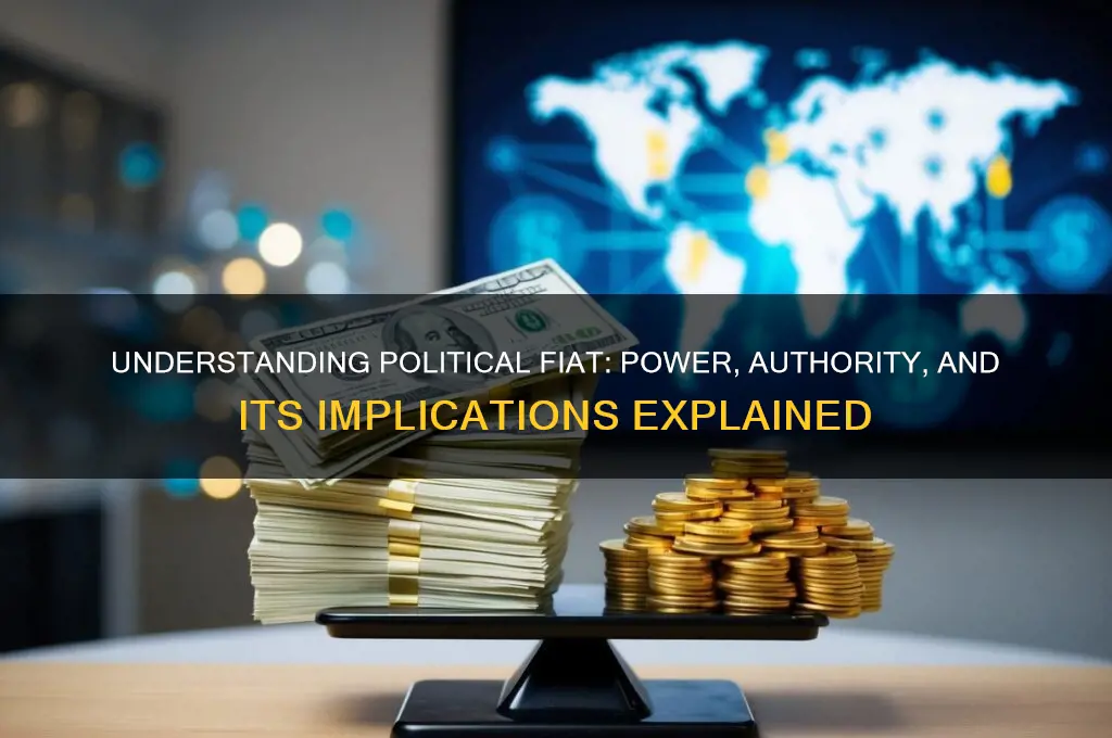 what is a political fiat