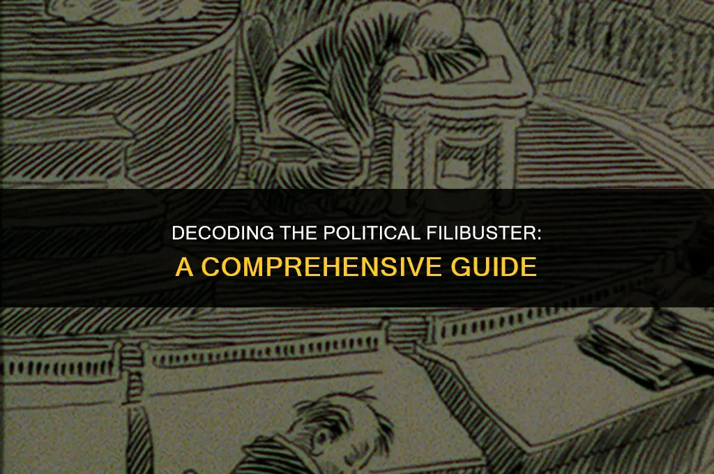 what is a political filibuster mean
