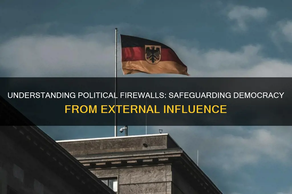 what is a political firewall
