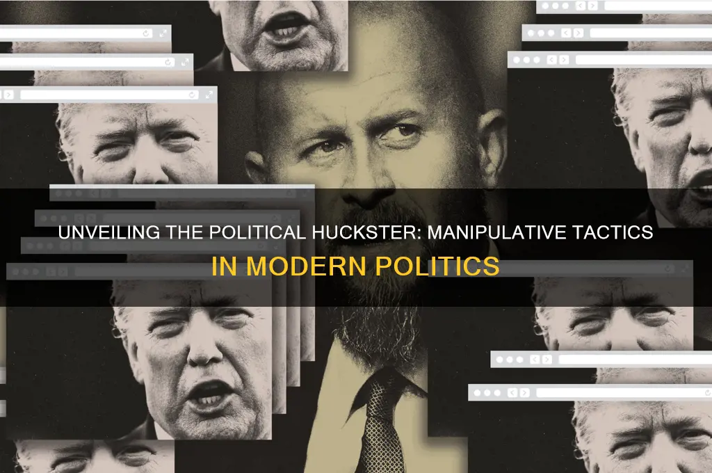 what is a political huckster