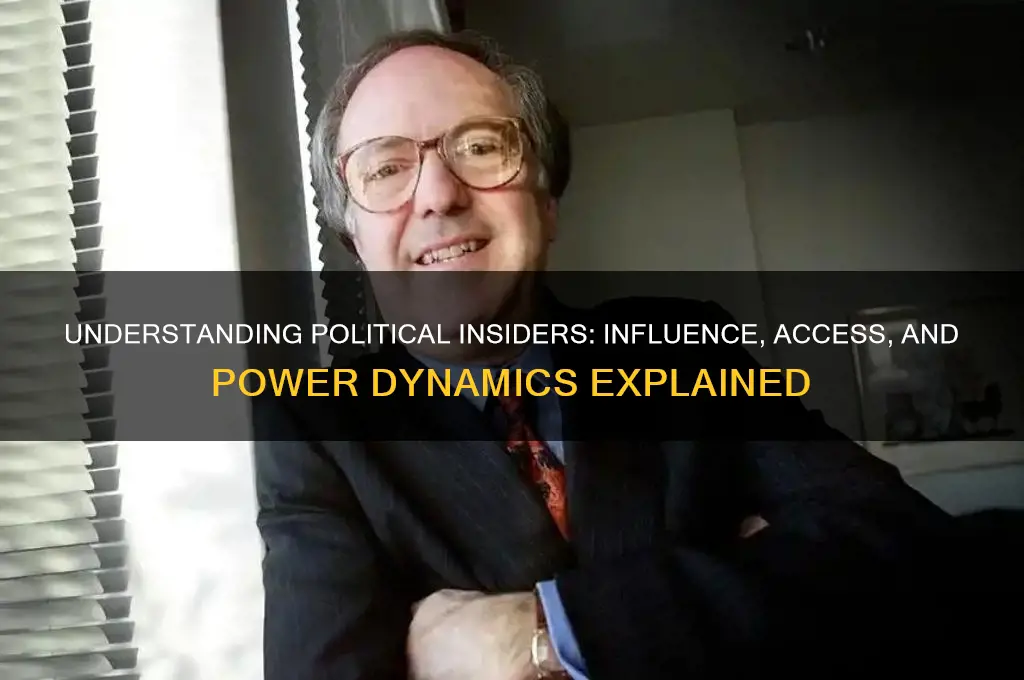 what is a political insider