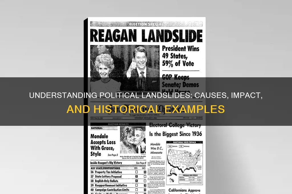 what is a political landslide