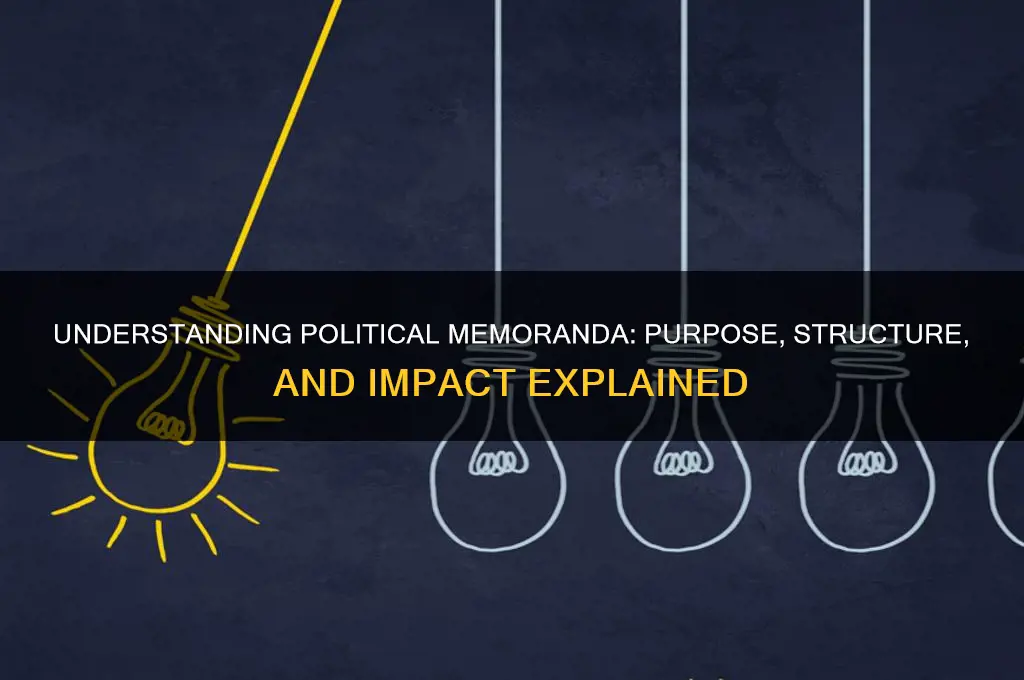 what is a political memorandum