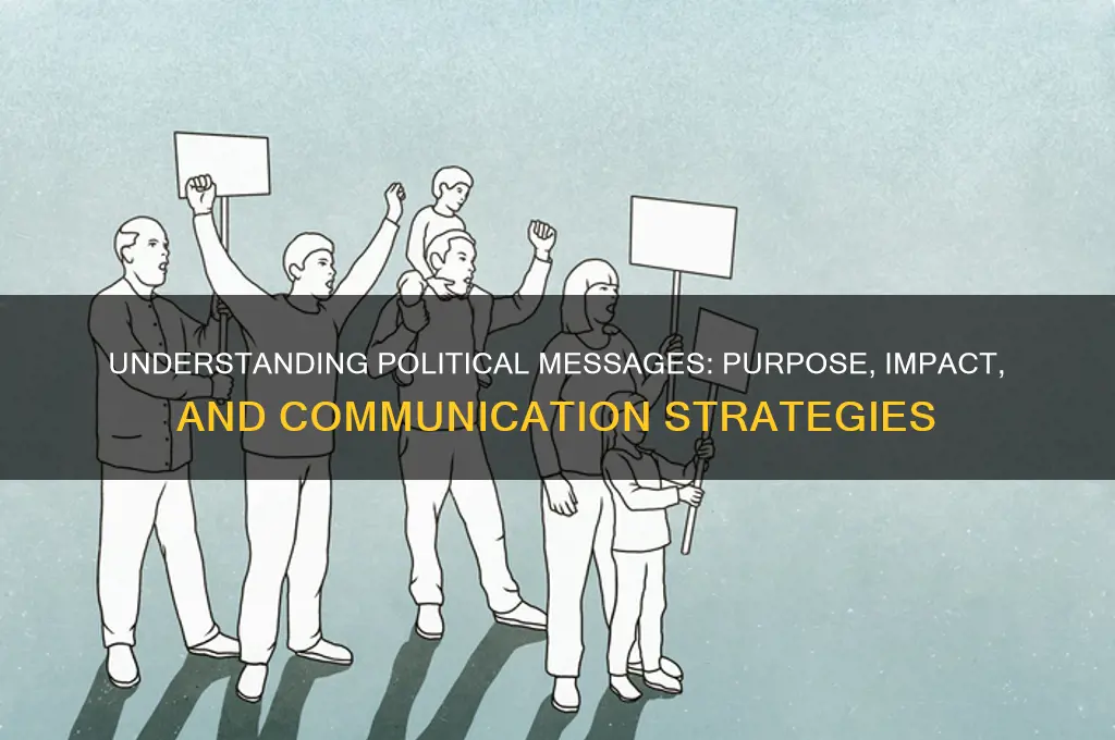 what is a political message