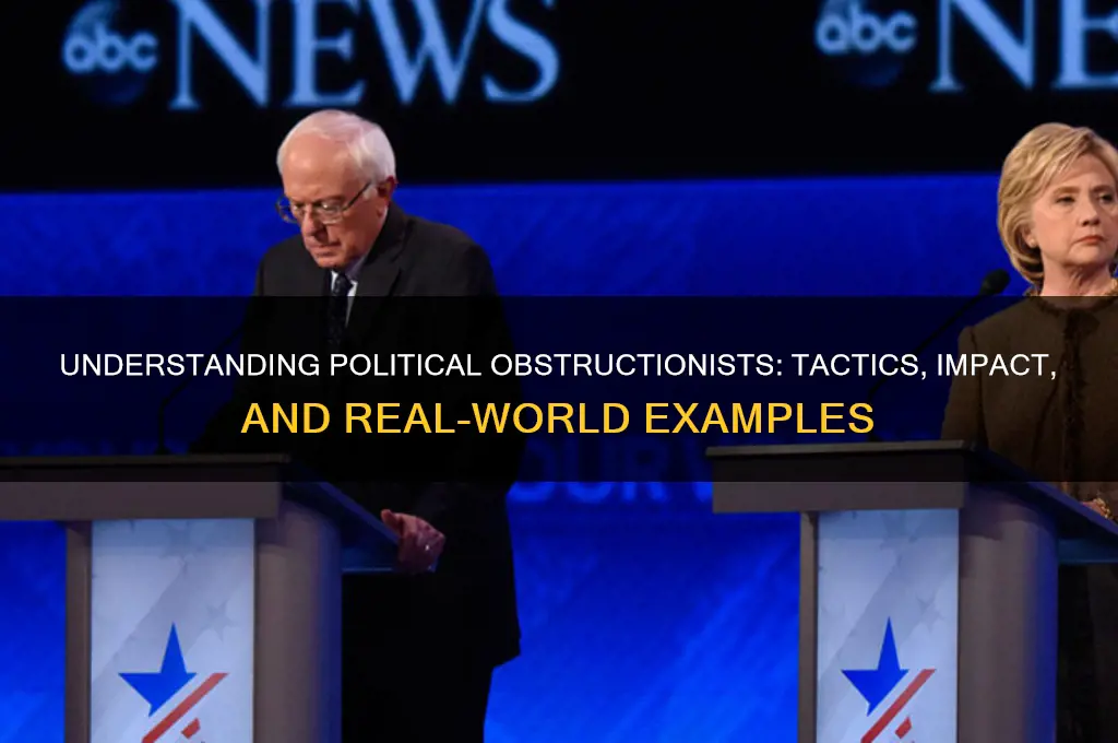 what is a political obstructionists