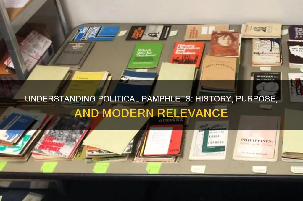 what is a political pamphlet