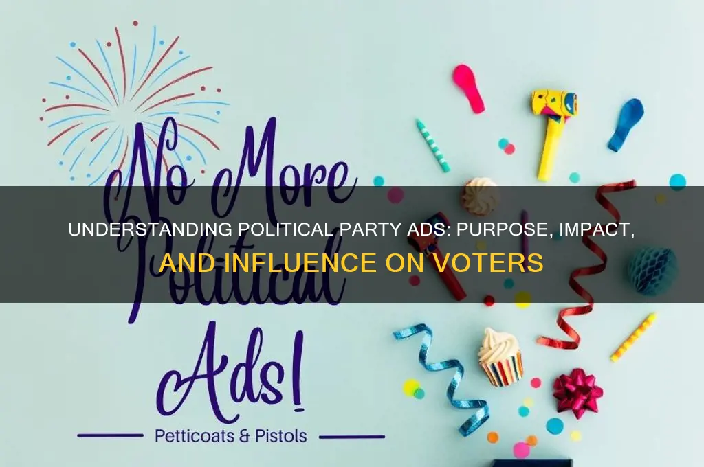 what is a political party ad