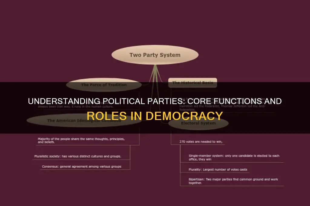 what is a political party core function