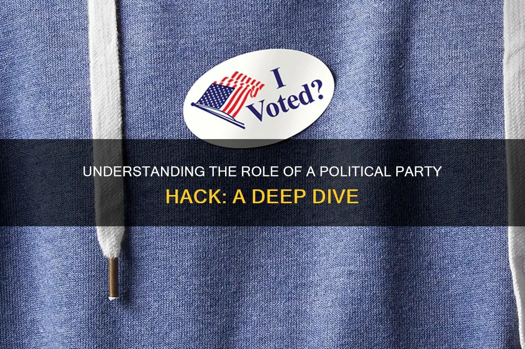 what is a political party hack