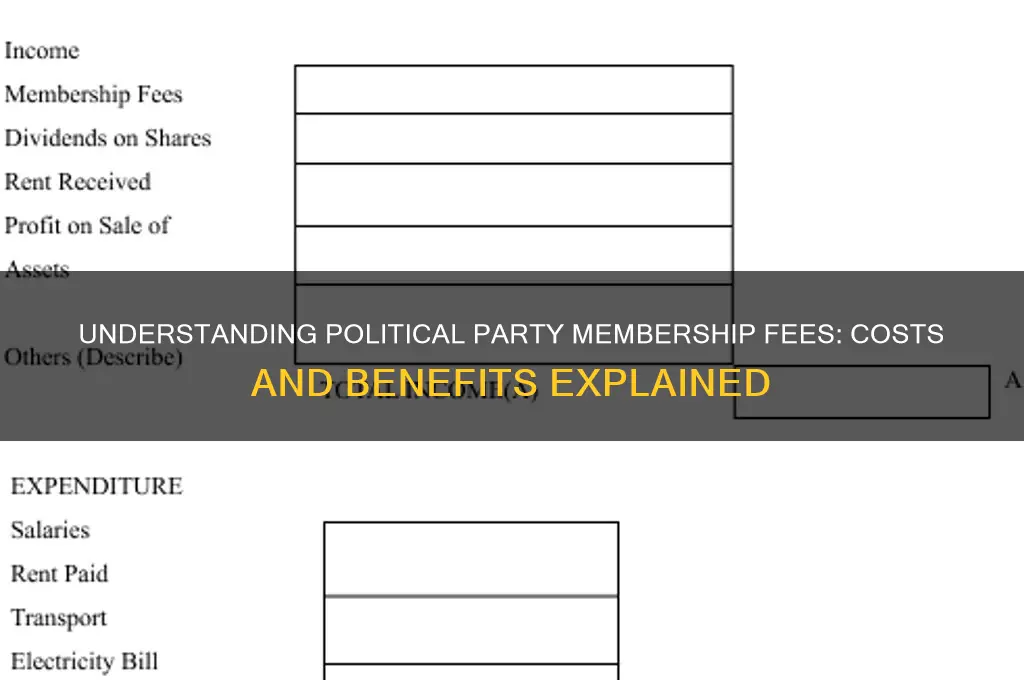 what is a political party membership do you pay