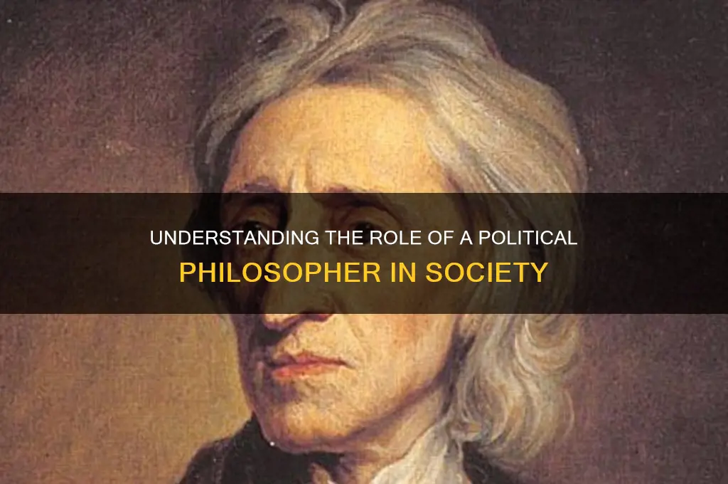 what is a political philosopher
