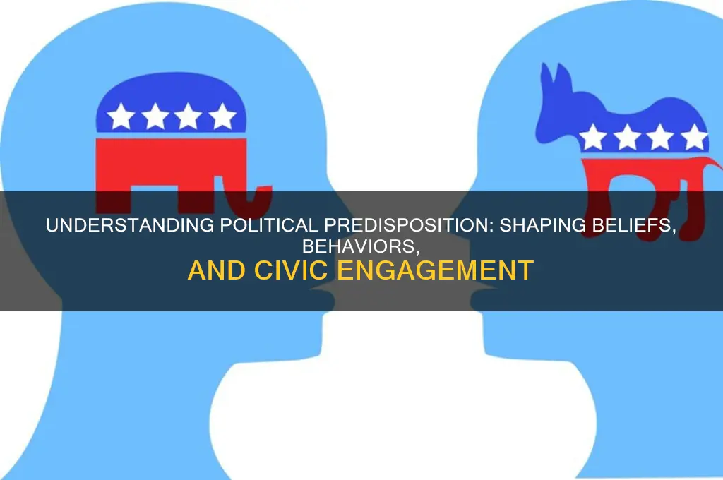 what is a political predisposition