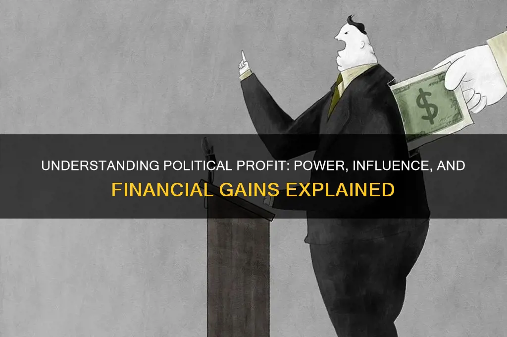 what is a political profit