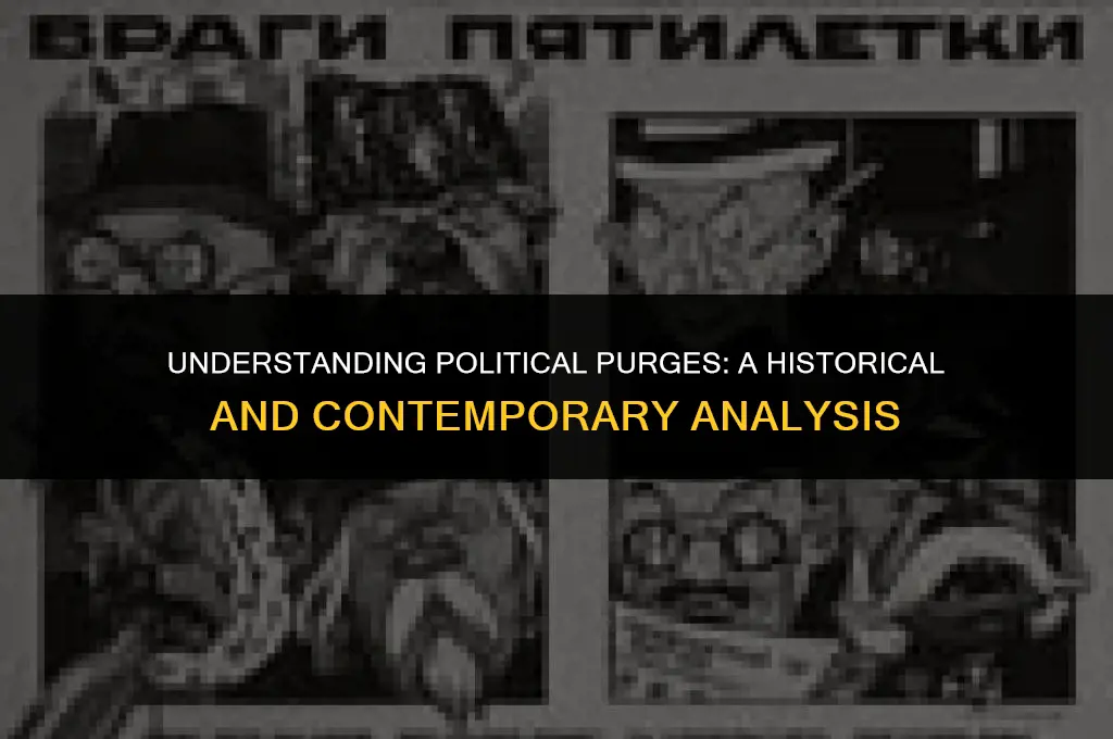 what is a political purge mean