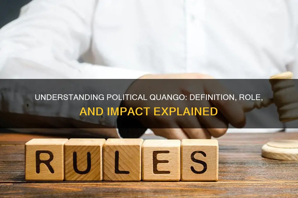 what is a political quango