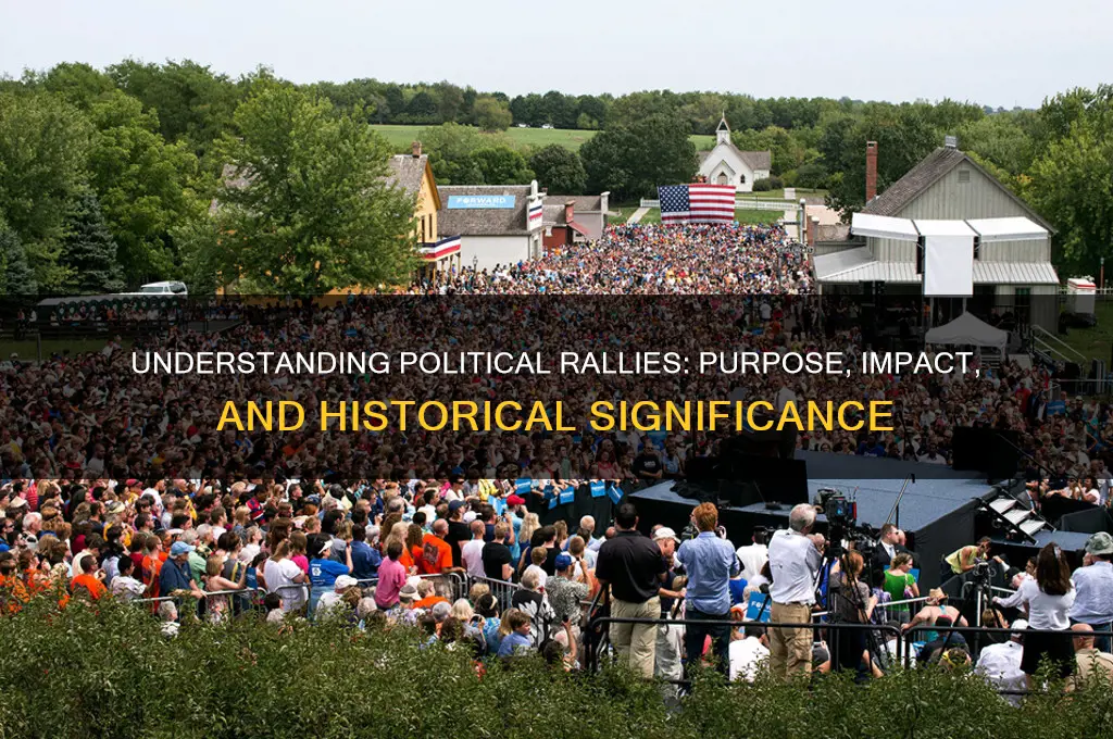 what is a political rally