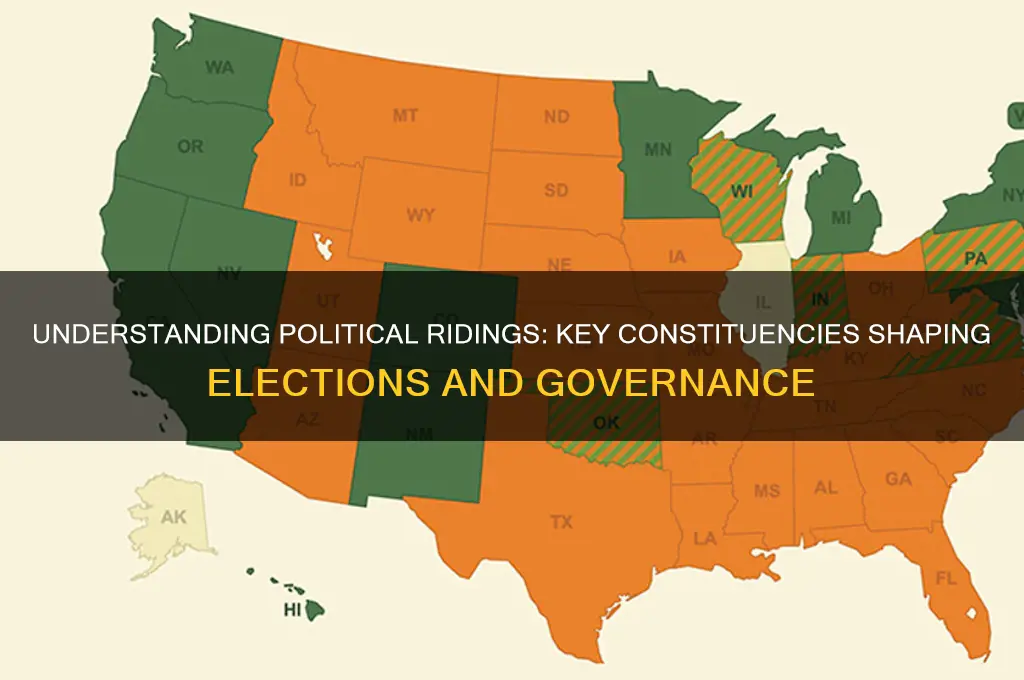 what is a political riding