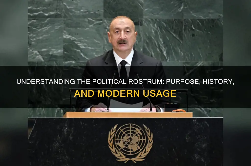 what is a political rostrum