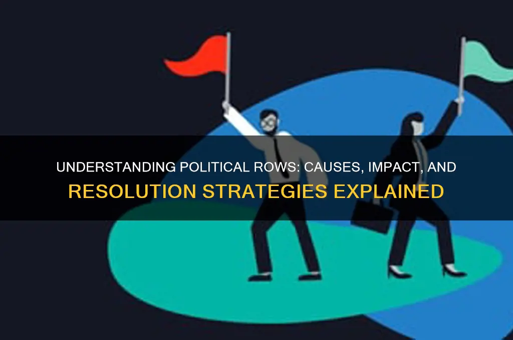 what is a political row