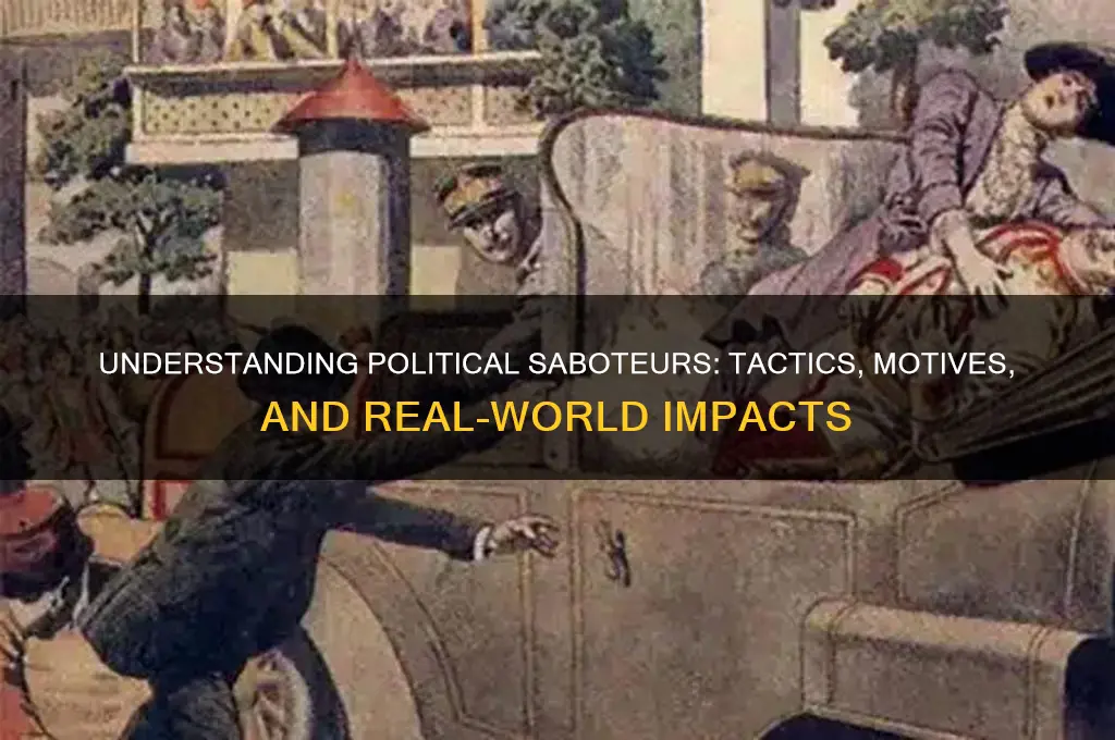 what is a political saboteur