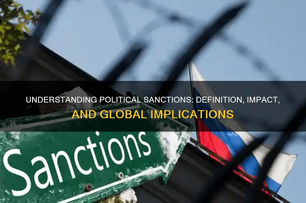 what is a political sanction