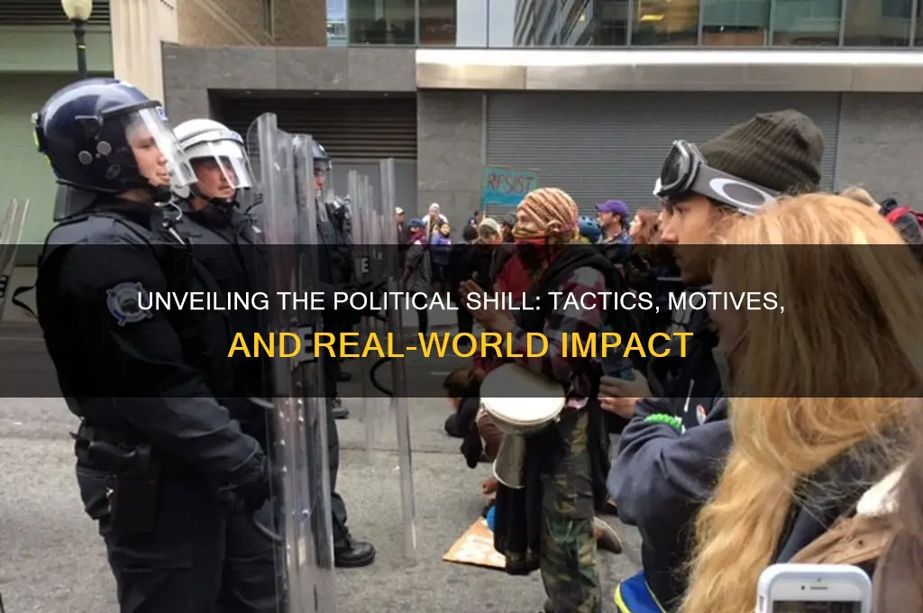 what is a political shill