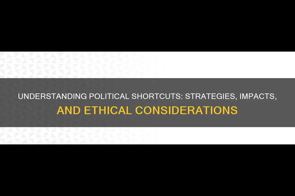 what is a political shortcut