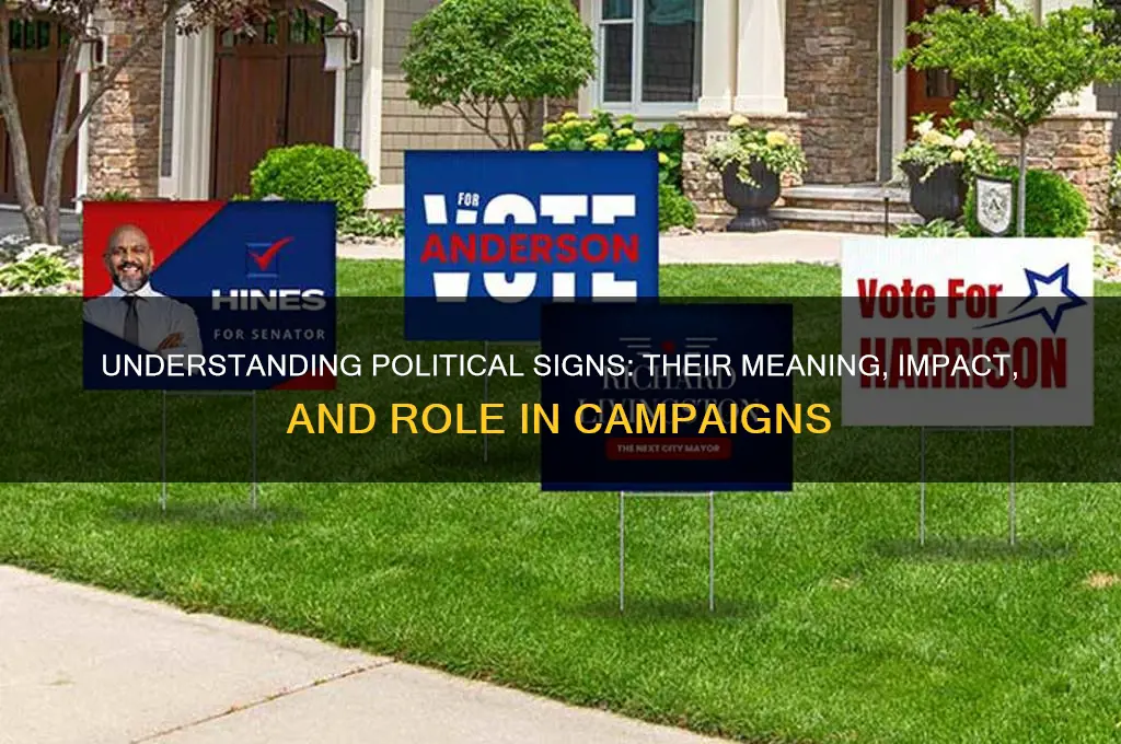 what is a political sign