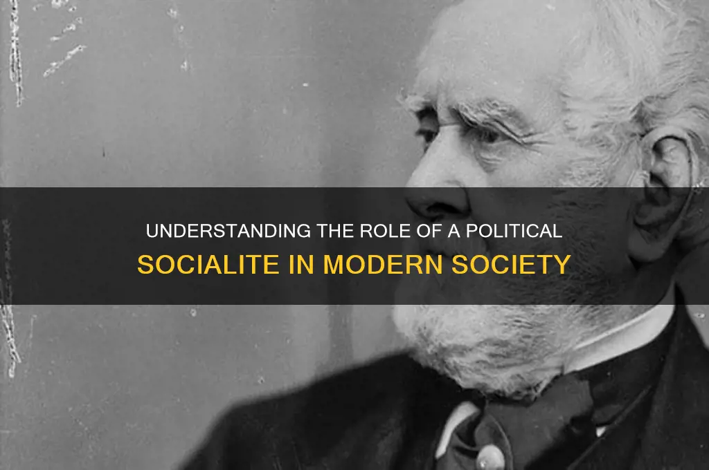 what is a political socialite