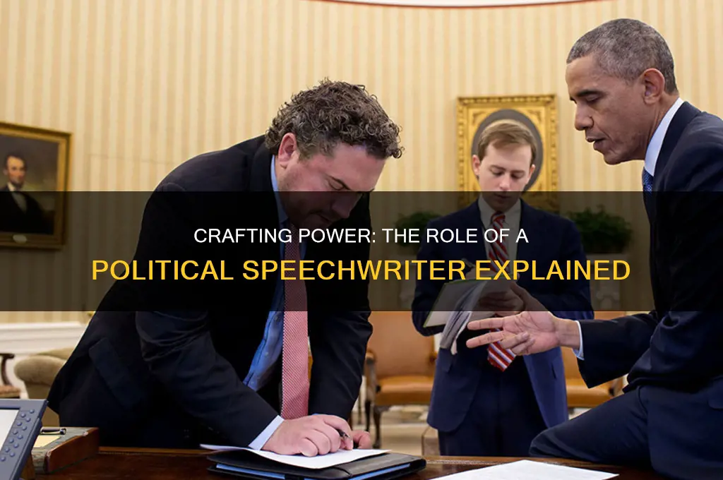 what is a political speechwriter