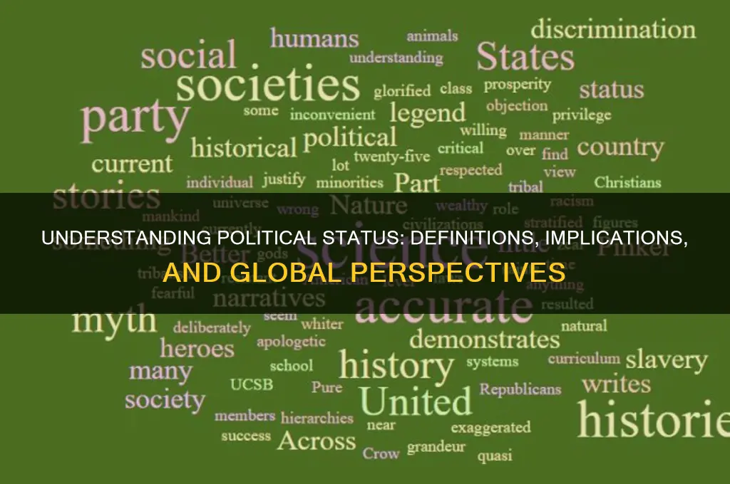 what is a political status