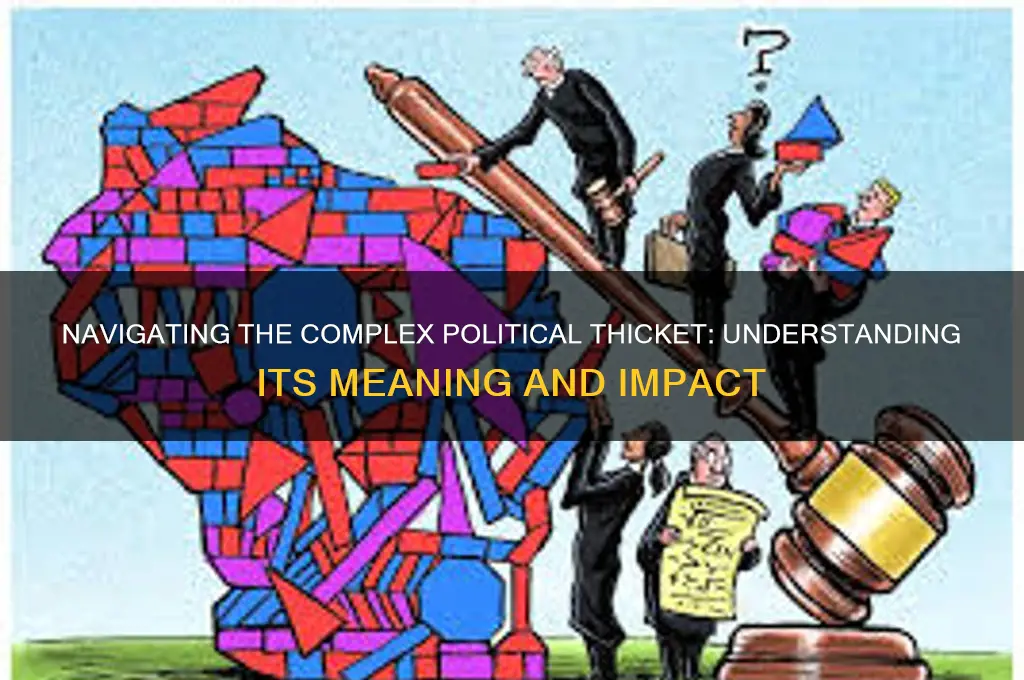 what is a political thicket